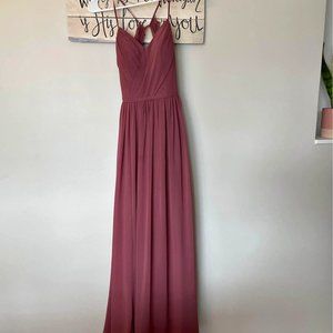 Azazie Cora Desert Rose size 4